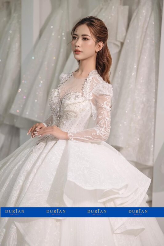 Váy cưới công chúa DR_8815 mẫu 1