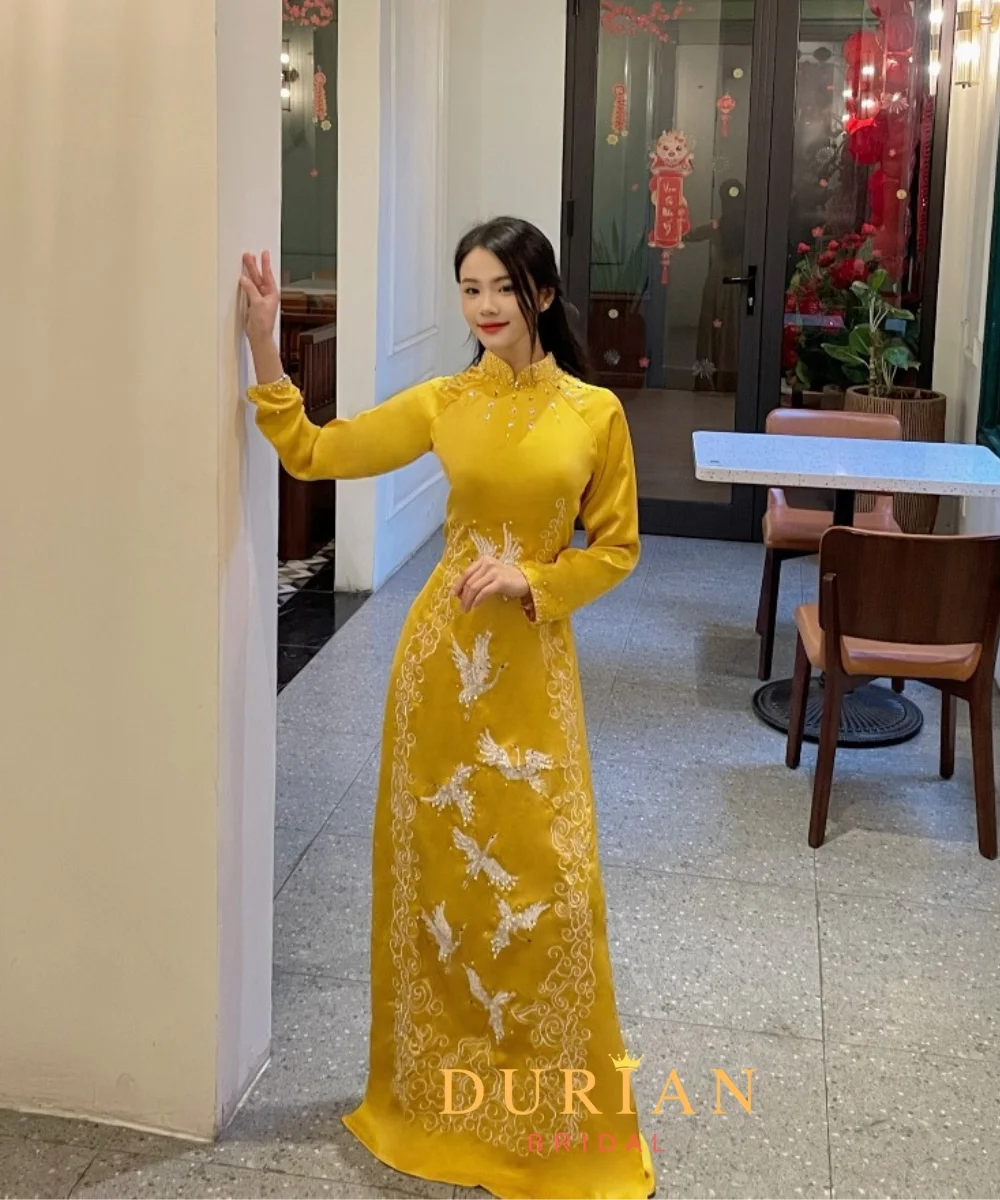 Áo dài cưới mẫu 1