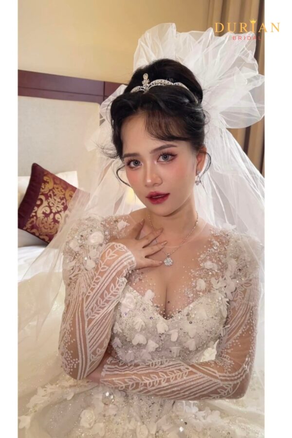 Lúp đội đầu cô dâu MS07