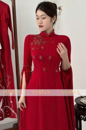 Mẫu áo dài cưới cô dâu DR6808