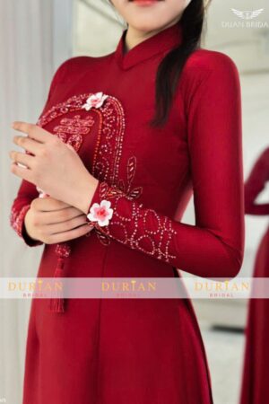 Mẫu áo dài cưới cô dâu DR6809