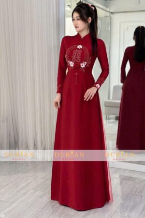 Mẫu áo dài cưới cô dâu DR6809