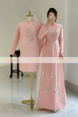 Mẫu áo dài cưới cô dâu DR6812