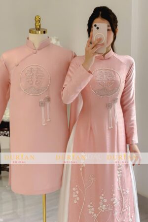 Mẫu áo dài cưới cô dâu DR6812
