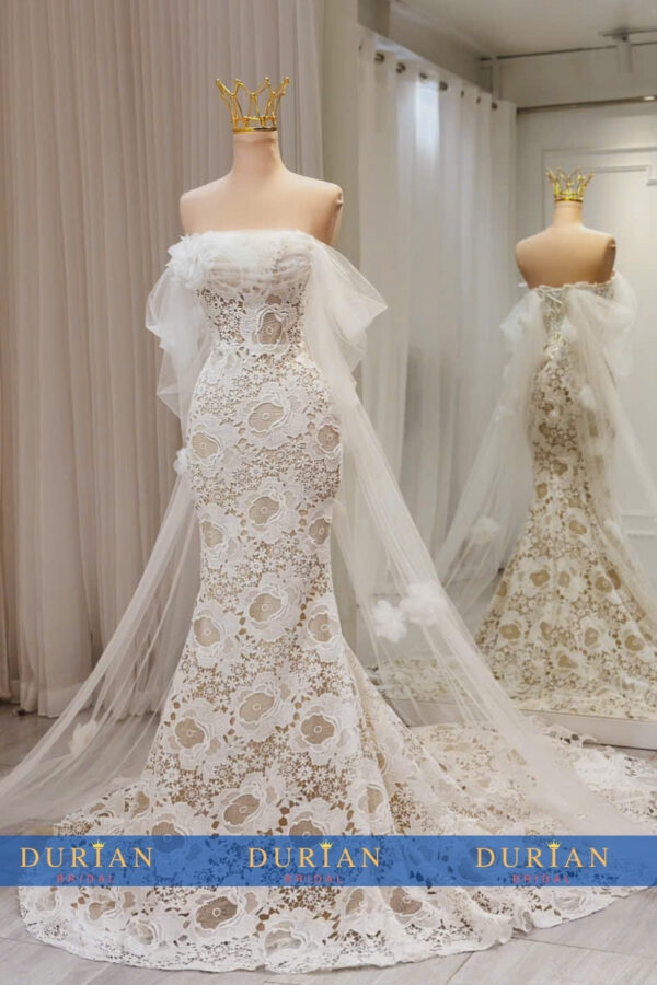 Váy cưới đuôi cá DR8873