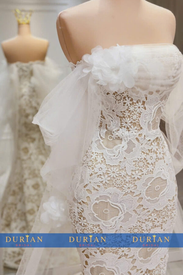 Váy cưới đuôi cá DR8873