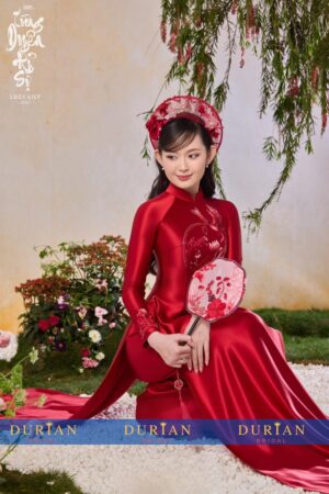 Áo dài cưới cô dâu chú rể DR6642 mẫu 1