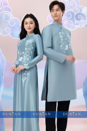 Áo dài cưới cô dâu chú rể DR6643 mẫu 1