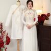 Áo dài cưới cô dâu chú rể DR6672 mẫu 3