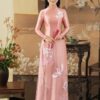 Áo dài bà sui mẹ chồng, mẹ cô dâu dr9906 mẫu 3