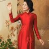 Áo dài bà sui mẹ chồng, mẹ cô dâu dr9908 mẫu 3