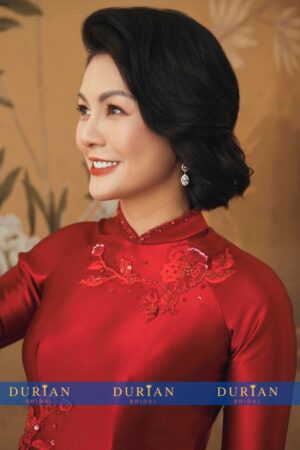 Áo dài bà sui mẹ chồng, mẹ cô dâu dr9908 mẫu 1