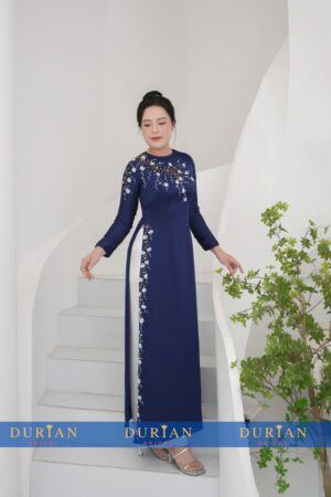 Áo dài bà sui mẹ chồng, mẹ cô dâu dr9909 mẫu 3