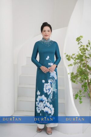 Áo dài bà sui mẹ chồng, mẹ cô dâu dr9912 mẫu 3