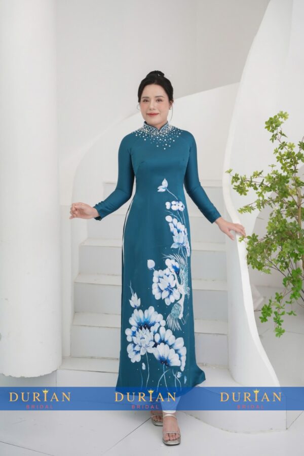 Áo dài bà sui mẹ chồng, mẹ cô dâu dr9912 mẫu 1