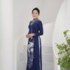 Áo dài bà sui mẹ chồng, mẹ cô dâu dr9913 mẫu 3