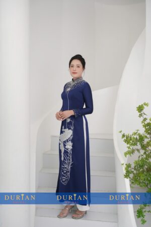 Áo dài bà sui mẹ chồng, mẹ cô dâu dr9913 mẫu 3