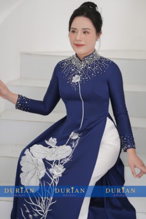 Áo dài bà sui mẹ chồng, mẹ cô dâu dr9913 mẫu 1
