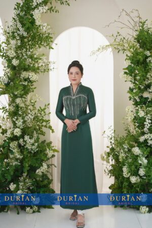 Áo dài bà sui mẹ chồng, mẹ cô dâu dr9916 mẫu 3