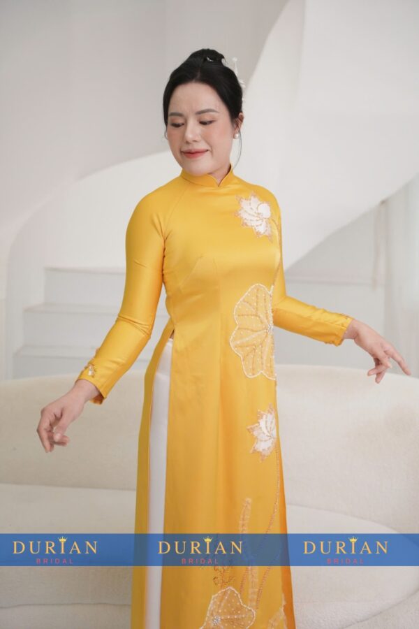 Áo dài bà sui mẹ chồng, mẹ cô dâu dr9918 mẫu 2