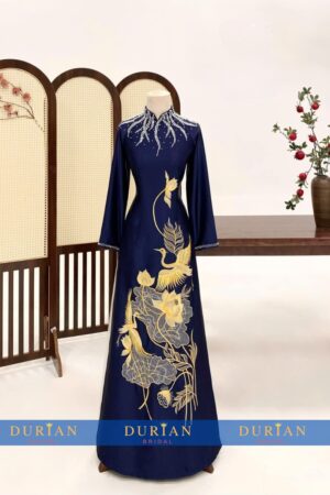 Áo dài bà sui mẹ chồng, mẹ cô dâu dr992 mẫu 1