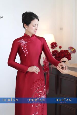 Áo dài bà sui mẹ chồng, mẹ cô dâu dr9922 mẫu 3