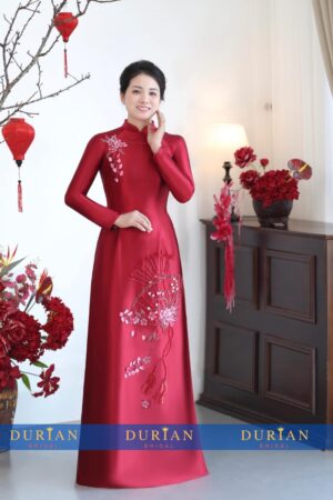 Áo dài bà sui mẹ chồng, mẹ cô dâu dr9922 mẫu 1
