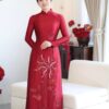Áo dài bà sui mẹ chồng, mẹ cô dâu dr9925 mẫu 3