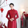 Áo dài bà sui mẹ chồng, mẹ cô dâu dr9926 mẫu 1