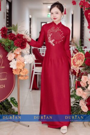 Áo dài cưới cô dâu dr6843 mẫu 2