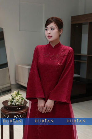 Áo dài cưới cô dâu dr6848 mẫu 1