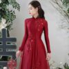 Áo dài cưới cô dâu dr6851 mẫu 1