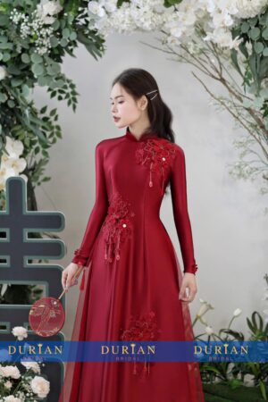 Áo dài cưới cô dâu dr6851 mẫu 1