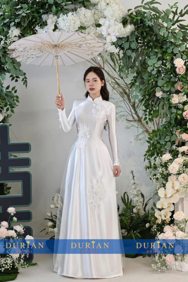 Áo dài cưới cô dâu dr6851 mẫu 2