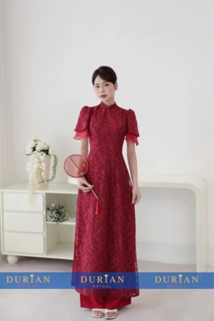 Áo dài cưới cô dâu dr6852 mẫu 2