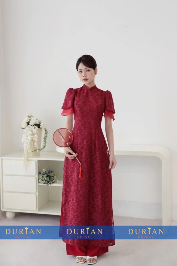 Áo dài cưới cô dâu dr6852 mẫu 2