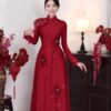 Áo dài cưới cô dâu dr6854 mẫu 2