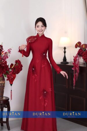 Áo dài cưới cô dâu dr6854 mẫu 2