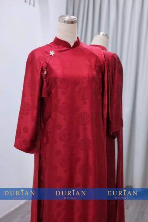 Áo dài cưới cô dâu DR6814 mẫu 3