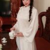 Áo dài cưới cô dâu DR6816 mẫu 1
