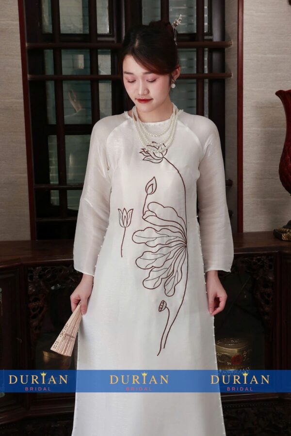 Áo dài cưới cô dâu DR6818 mẫu 2