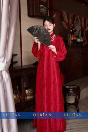 Áo dài cưới cô dâu DR6821 mẫu 2