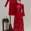 Áo dài cưới cặp đôi DR6824 mẫu 3
