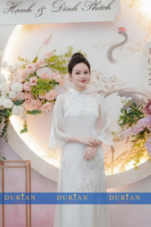 Áo dài cưới cô dâu DR6827 mẫu 3