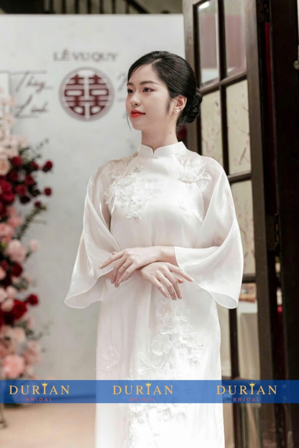 Áo dài cưới cô dâu DR6827 mẫu 1