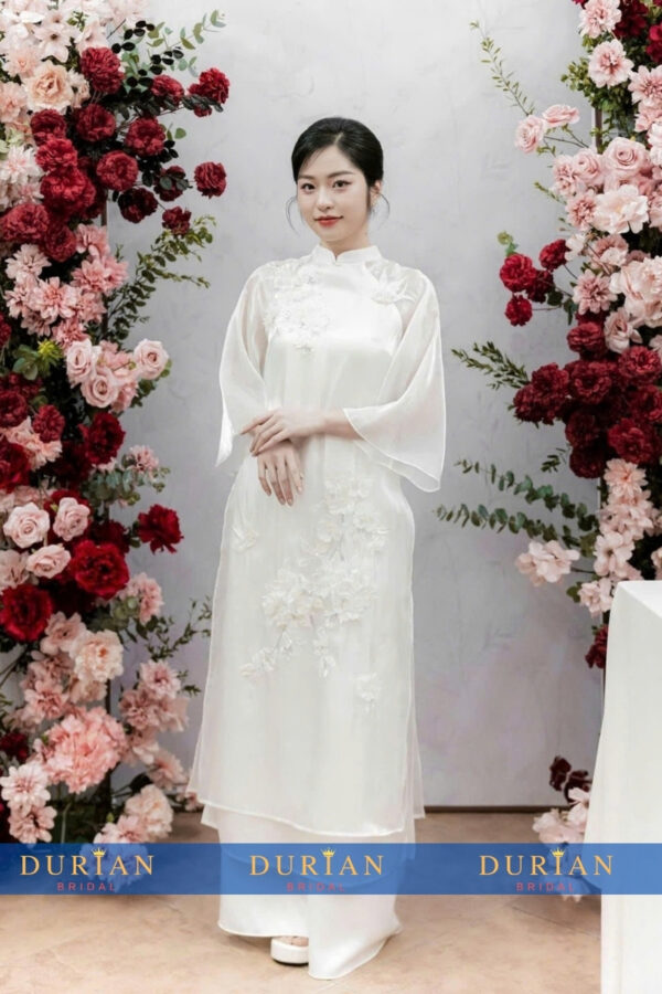Áo dài cưới cô dâu DR6827 mẫu 2
