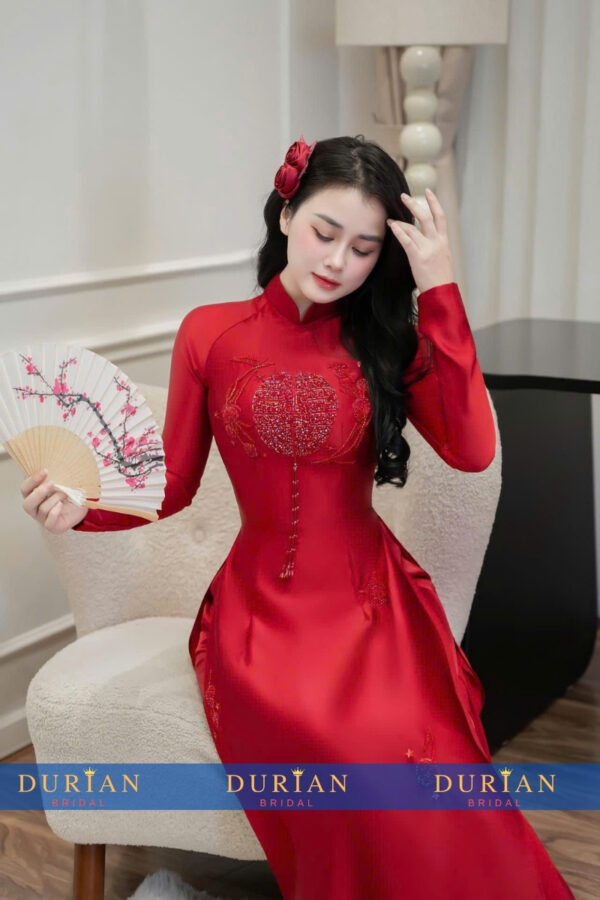 Áo dài cưới cô dâu DR6829 mẫu 1