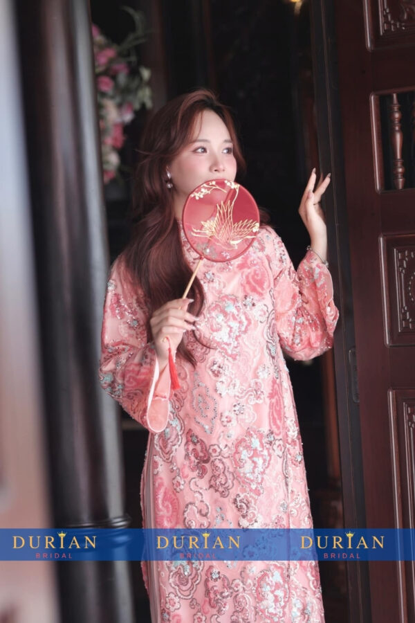 Áo dài cưới cô dâu DR6832 mẫu 2