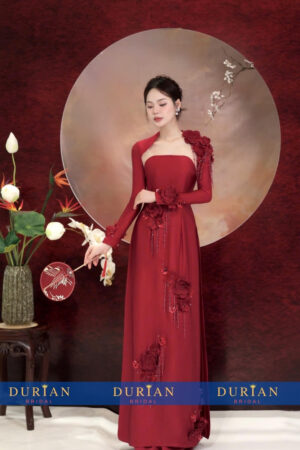 Áo dài cưới cô dâu DR6834 mẫu 1