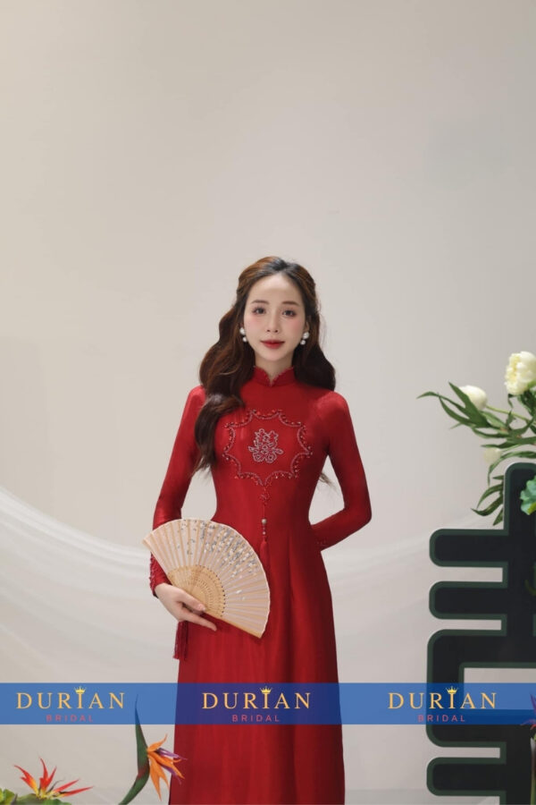 Áo dài cưới cô dâu DR6836 mẫu 1